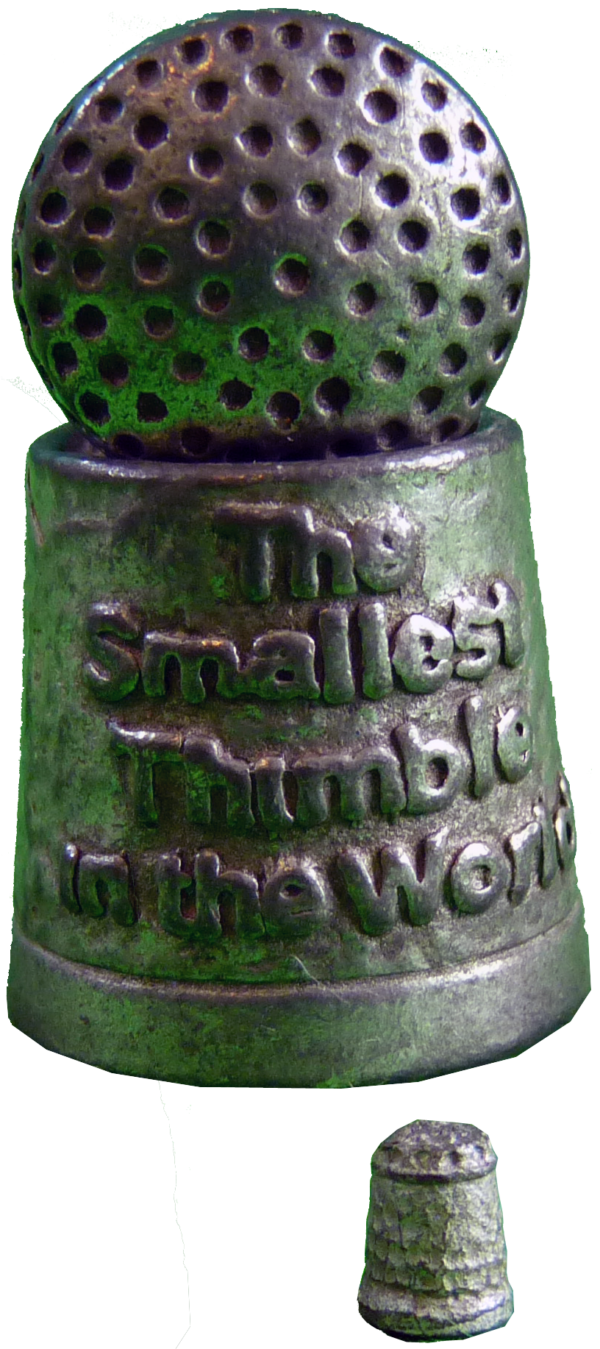 World's Smallest Thimble